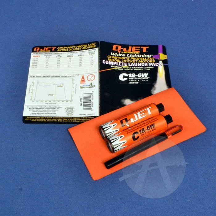 Quest Q-Jet Composite Motor - C18-6W 3 Quest Q-Jet Composite Motor - C18-6W